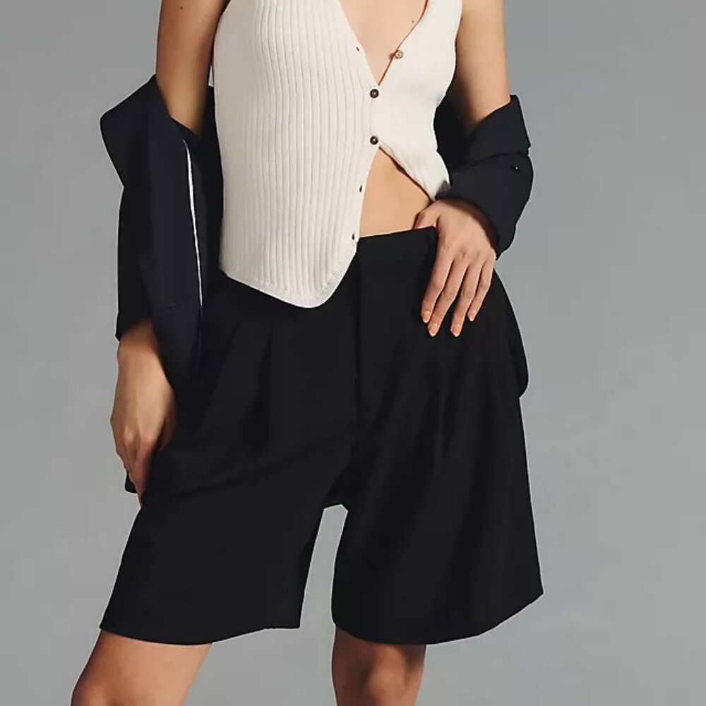 NWT Anthropologie Maeve - Avery Pleated Trouser Shorts